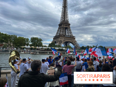 Athlètes et flambeau de Paris 2024 - IMG 4066