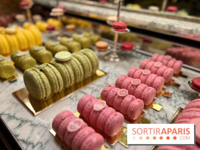 Ladurée - Bûches de Noël 2023 macarons