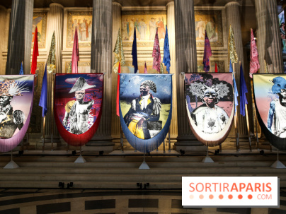 Raphaël Barontini, les photos de son installation monumentale au Panthéon