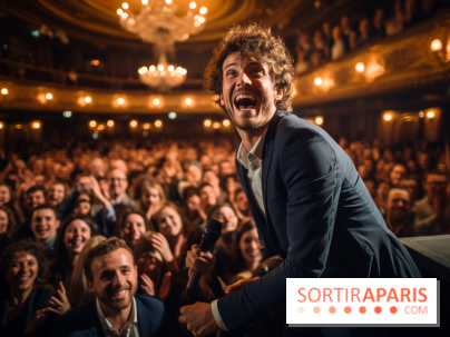 Photos d'Illustrations MidJourney : spectacles d'humour - 1