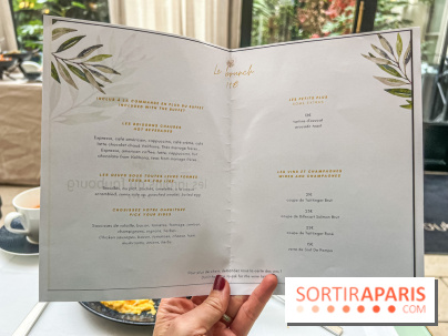 Le brunch à volonté des Jardins du Faubourg par Davide Pecorella - carte