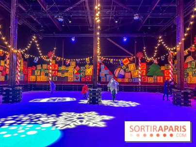 Noël au Parc Astérix 2023, sentier de lumières et patinoire