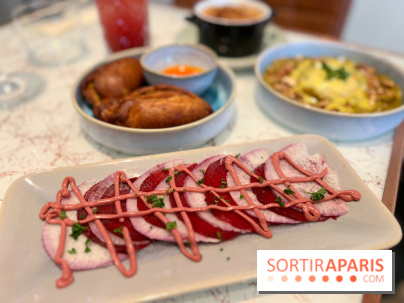 La Petite Expérience - Carpaccio betteraves et radis