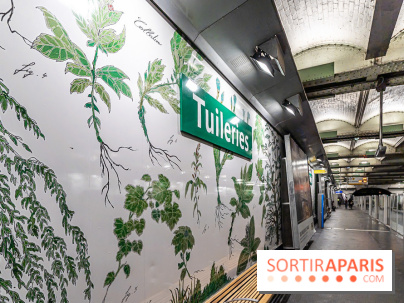 Le Métro Tuileries en mode végétal -  A7C5656