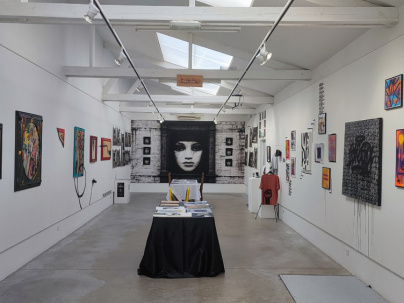 EXPO MANI IN ALTO - MANI IN ALTO: Nello Petrucci, Softwix et Steso Primo à la GALERIE AMARRAGE, au CŒUR DES PUCES DE SAINT OUEN 1032009