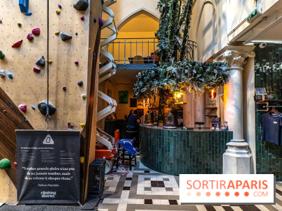 Climbing District Saint-Lazare, la salle d'escalade et espace coworking cachée dans une chapelle