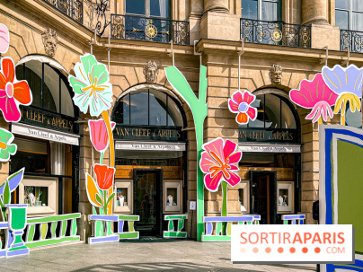 Van Cleef & Arpels pop up photocall Place Vendôme