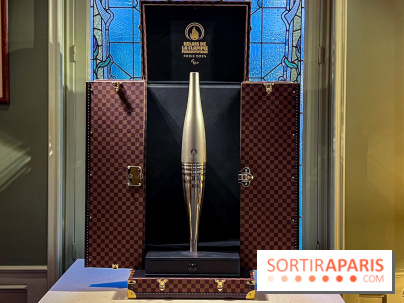 Malles Médailles et Torches des Jeux Olympiques de Paris 2024 griffées Louis Vuitton