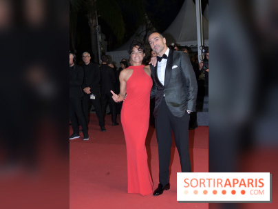 ©Rachid Bellak - Cannes 2024 : Tapis Rouge - The Shrouds  - Michelle Rodriguez et Mohammed Al Turki 