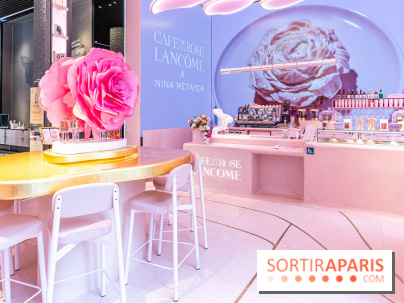 Le Café de la Rose Lancôme par Nina Métayer sur les Champs-Elysées à Paris - A7C7233