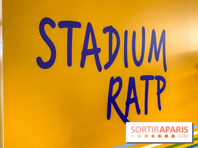 JO de Paris 2024 : animations sportives Stadium RATP à la station Auber - IMG 9266