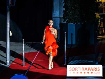 Inauguration des vitrines et décorations de Noël du BHV Marais 2024 avec Léna Mahfouf, Adriana Karembeu et Marc Lavoine -  A7C5882