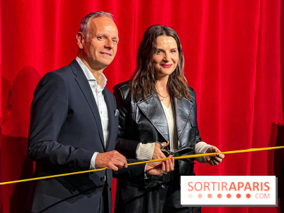 Les vitrines de Noël 2024 du Printemps Haussmann avec Juliette Binoche - image00001