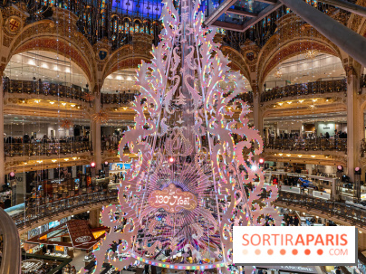 Le sapin de Noël des Galeries Lafayette 2024