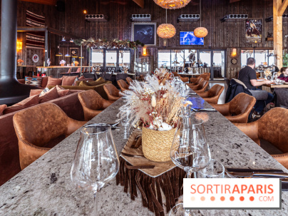 Bo Ranch, le restaurant - bar, site événementiel et lieu de compétition de Reining -  grande tables