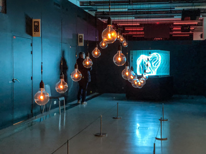 Pulse : nos photos de l'exposition immersive son et lumière à la Gaité Lyrique