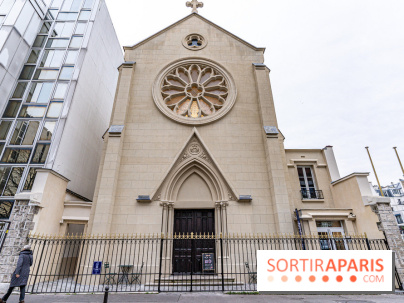 Climbing District Sèvres-Lecourbe, la salle d'escalade dans l'ancienne église Sainte-Rita dans le 15e -  A7C2046
