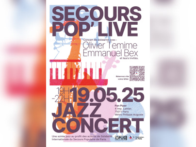 Secours Pop' Live - Flyers QR Code
