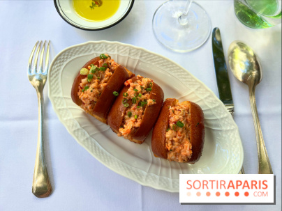 Patio terrasse La Réserve Paris - Lobster roll