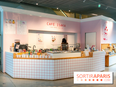 Le pop-up de glace Café Isaka à la Samaritaine avec salon de thé