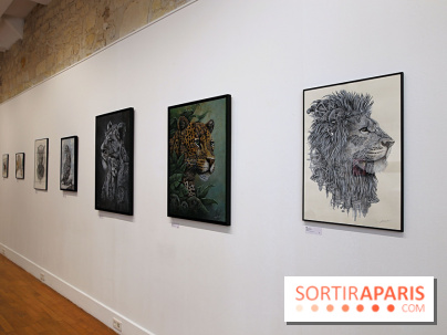 Ardif : nos photos de son exposition 'Felines Mechanimal' 