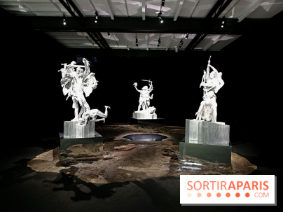 Daniel Buren et Miles Greenberg, nos photos de l'expo au Reiffers Art Inititiatives à Paris 