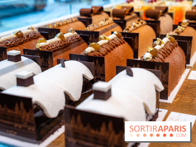 Bûche de Noël Lenôtre 2025 : Le train des Merveilles et les créations de fête - photos