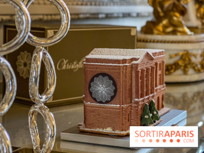 La Bûche de Noël 2025 de l'Hôtel de Crillon par Matthieu Carlin : le palace ... à croquer !