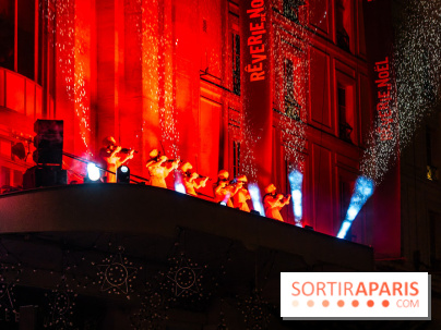 Inauguration des vitrines de Noël du BHV Marais à Paris 2025 avec Vincent Niclo et Vitaa - photos