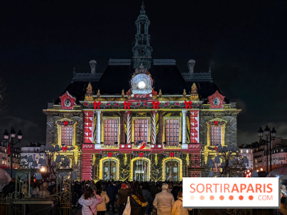Noël 2025 à Levallois-Perret (92) : spectacle son & lumière gratuit sur l'Hôtel de Ville