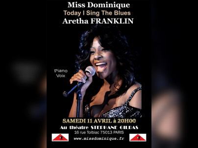Miss Dominique en concert à Paris : hommages à Aretha Franklin et Ella Fitzgerald - AFFICHE11 AVRIL OK copie