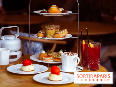 Le tea time de printemps été du Printemps au Bleu Coupole par Bryan Esposito et Xavier Pistol