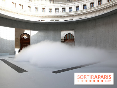 Fujiko Nakaya : nos photos de sa sculpture de brouillard à voir à la Bourse de Commerce