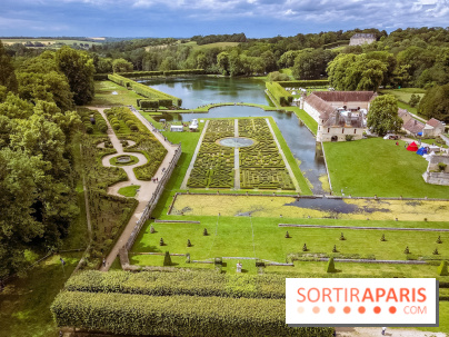 Le Domaine de Villarceaux et ses deux châteaux - photos - DJI 0031 D