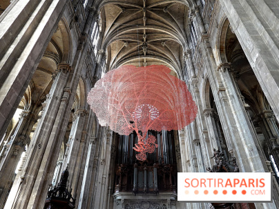 Lydie Arickx : nos photos de son installation à l'église Saint-Eustache