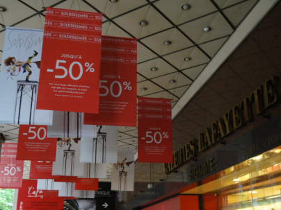 Soldes, Galeries Lafayette, Be, Daphné Bürki, Grands Magasins