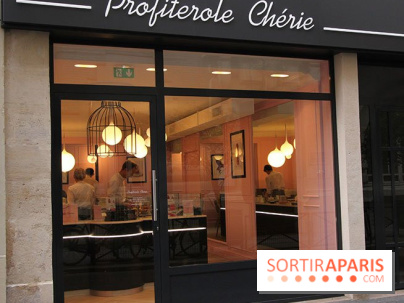 Profiteroles Chérie, le salon de dégustation