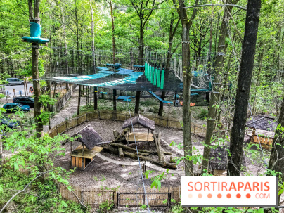 Aventure Floréval, le parcours en pleine nature