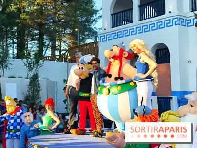 Inauguration de Pégase Express au parc Astérix