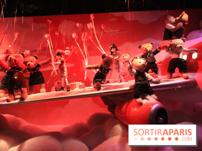 Vitrines de Noël 2017 au Printemps