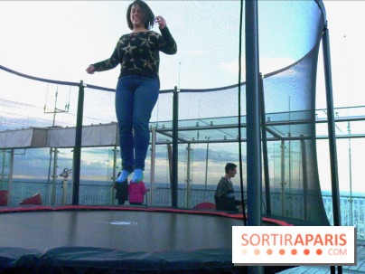 Les trampolines sur la Tour Montparnasse
