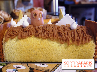 Bûche de Noël 2018 signée Benoit Castel x Bishopparigo