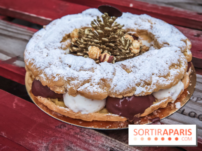 Paris/Rome, bûche 2018 d'Il Gelato Del Marchese