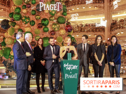 Inauguration du Sapin et des Vitrines des Galeries Lafayettes 2018
