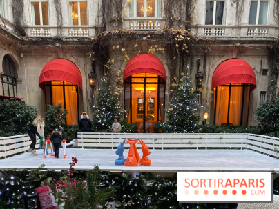 La Patinoire de Noël 2019 du Plaza Athenée