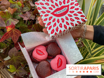 Les Macarons cœur de Saint-Valentin de Ladurée