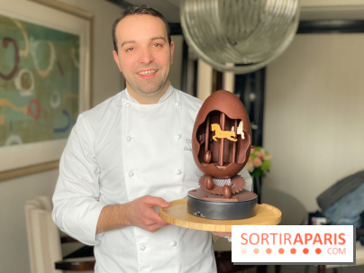 Photos : L’œuf de Pâques Carrousel du Peninsula Paris par Dominique Costa