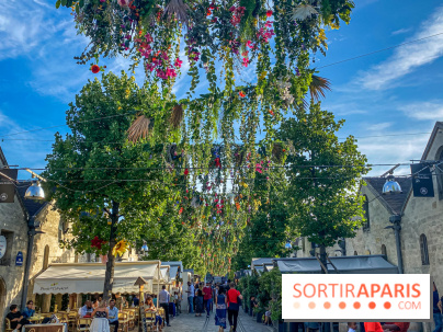 Le ciel de fleurs à Bercy Village