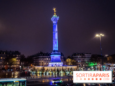 Photos illuminations de Noël de la Bastille