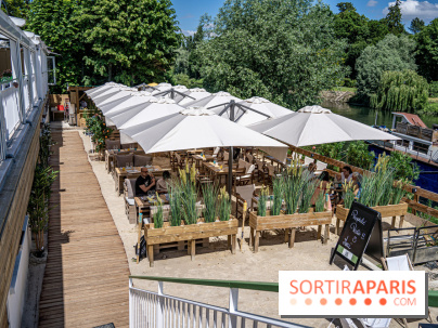 La plage et le brunch EffetMer de la Maison Louveciennes 